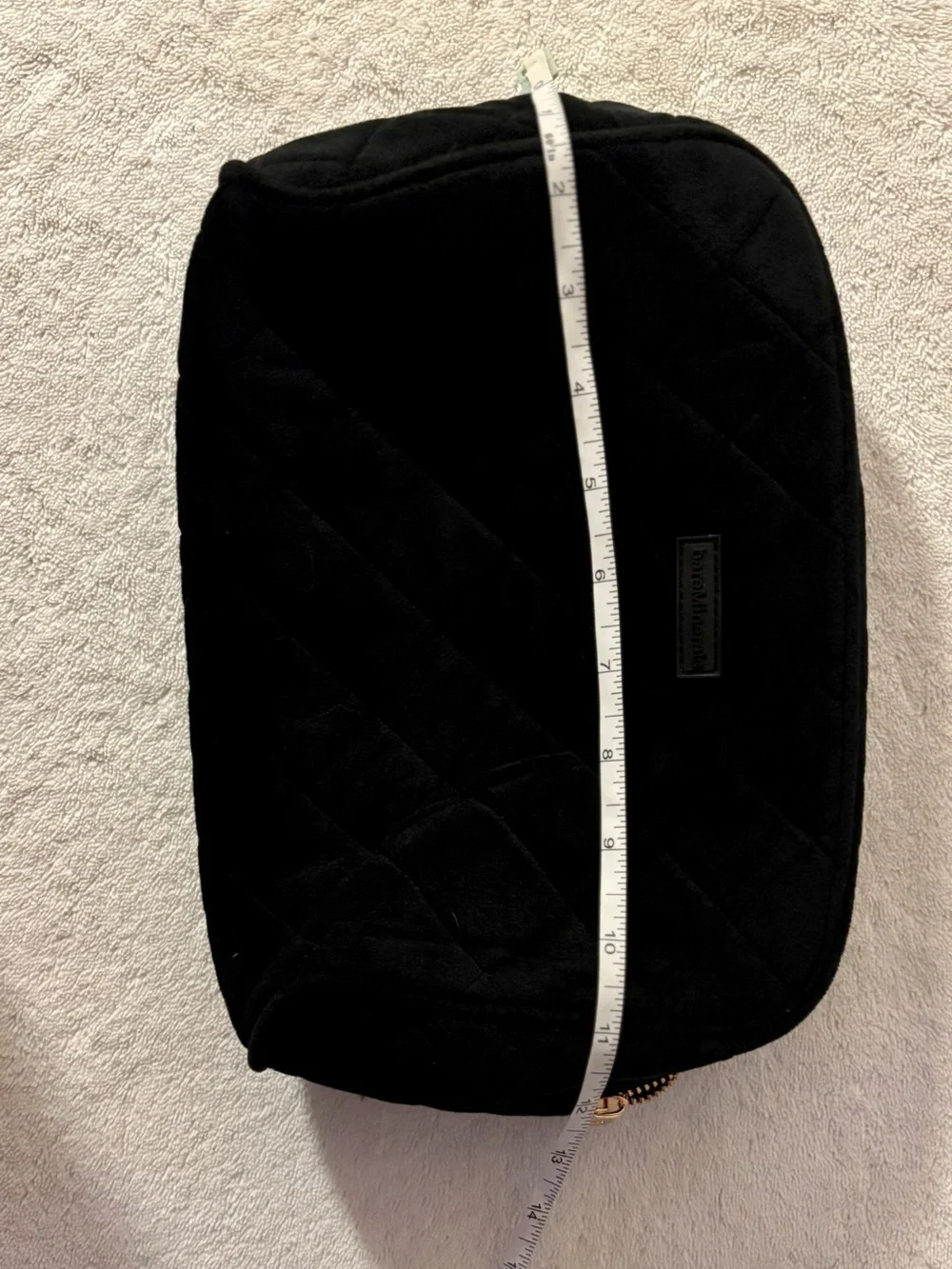 bareMinerals GWP Quilted Black Makeup Bag